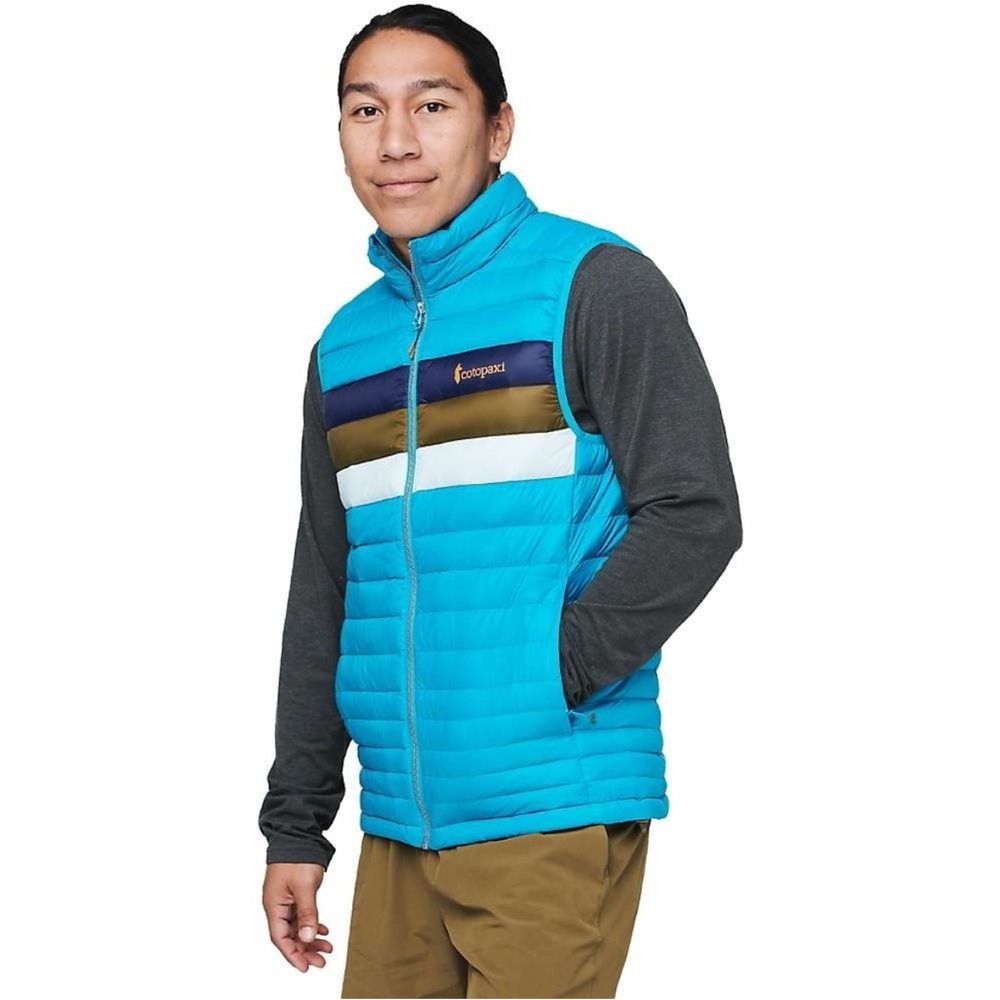 NWT Cotopaxi fuego down vest - Men’s small, blue